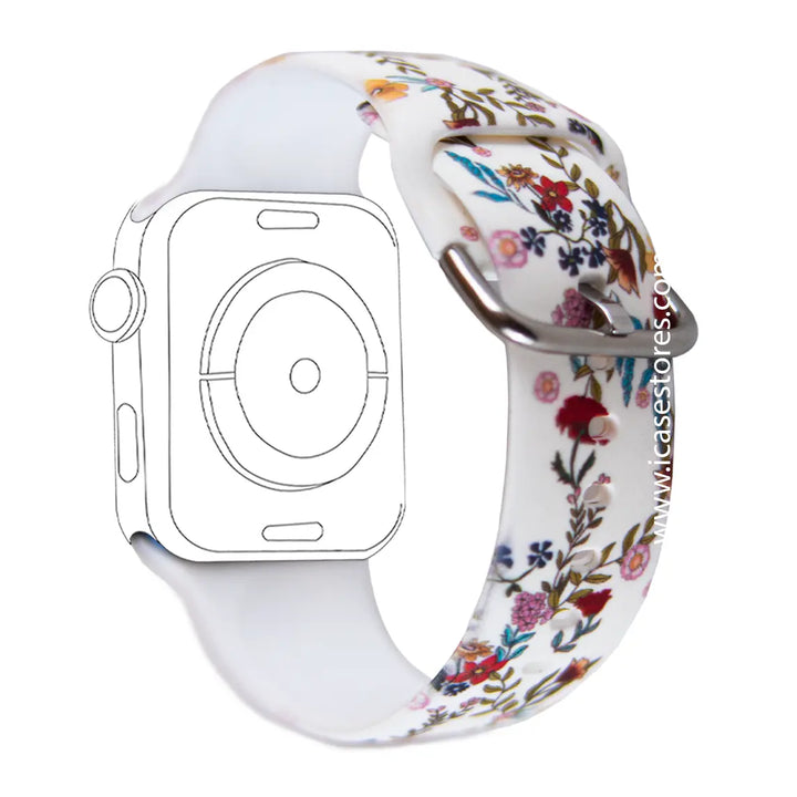 Flowers Band Strap for Apple Watch - iCase Stores