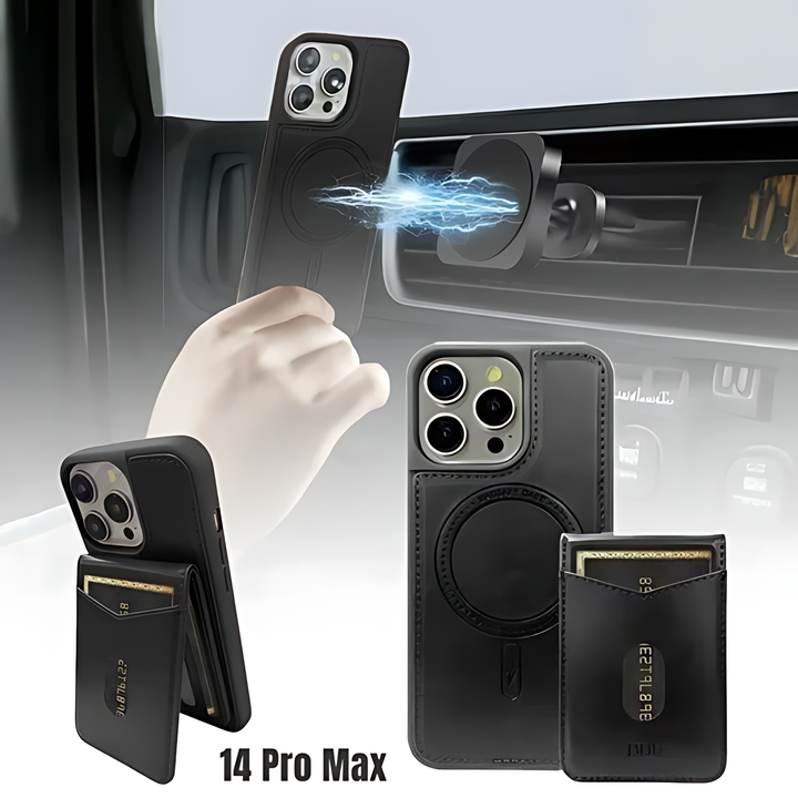 DDU Magnetic Phone Case with Detachable Card Holder - iCase Stores