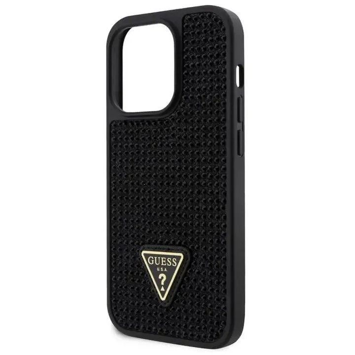 Guess Rhinestone Case with Triangle Logo - iCase Stores