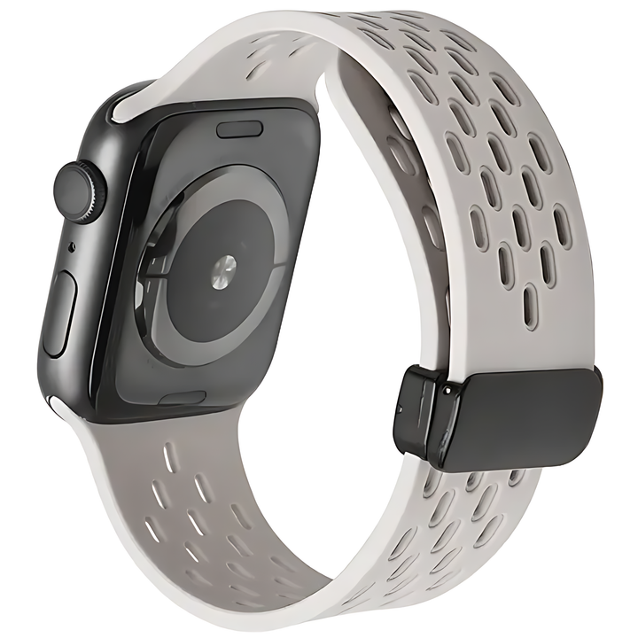 Soft Silicone Magnetic Buckle Breathable Sport For Apple Watch - iCase Stores