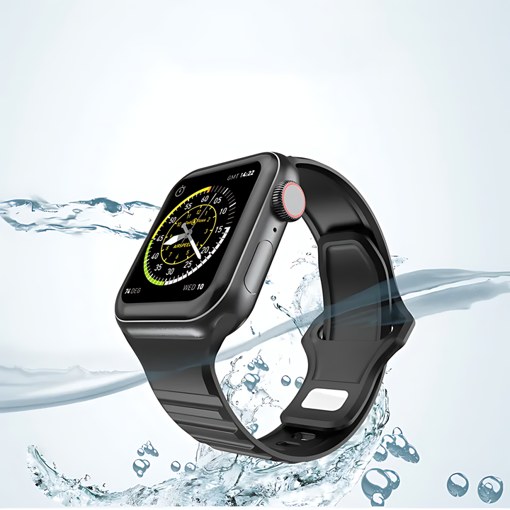 Reverse Buckle Silicone Watch Strap For Apple Watch - iCase Stores