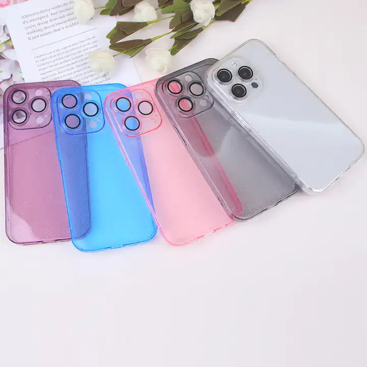 Crystal Clear Glitter Phone Case - iCase Stores