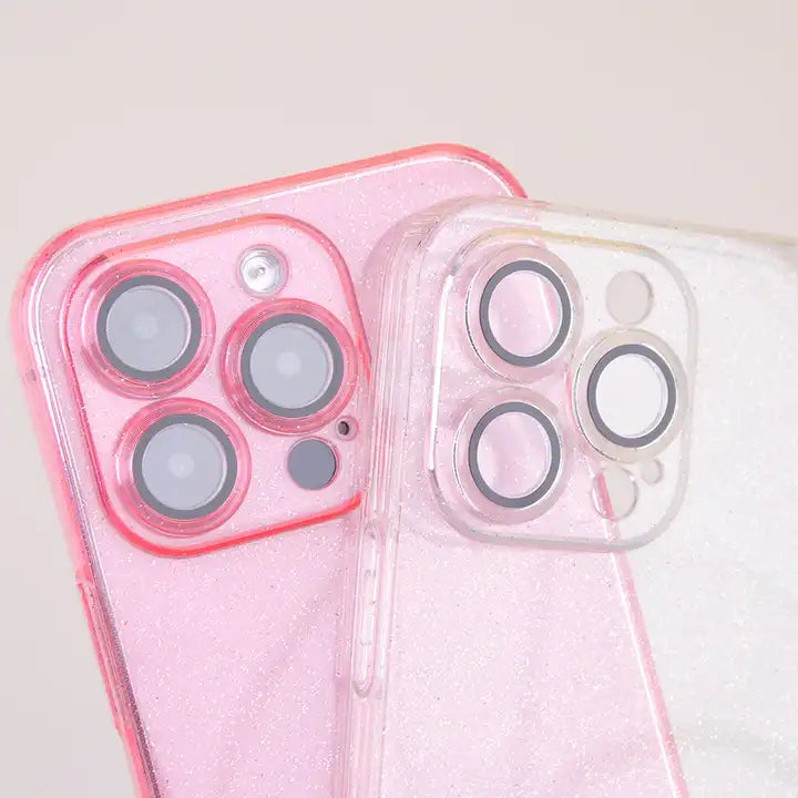 Crystal Clear Glitter Phone Case - iCase Stores