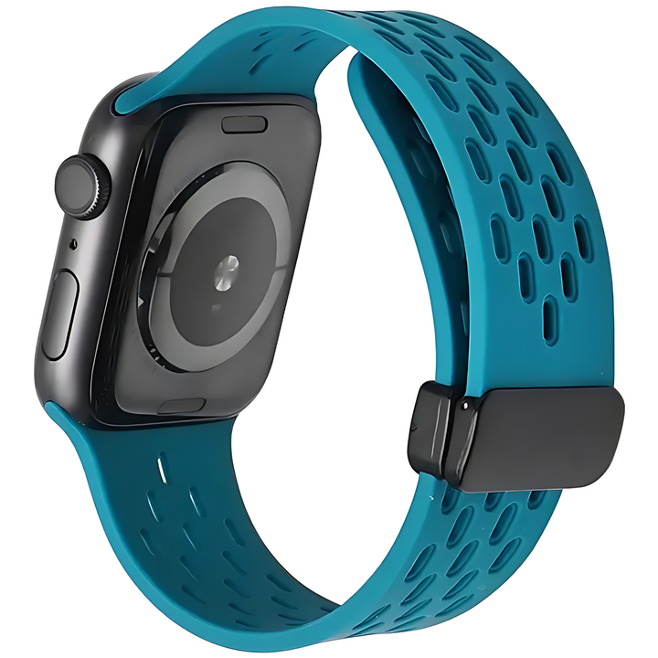 Soft Silicone Magnetic Buckle Breathable Sport For Apple Watch - iCase Stores
