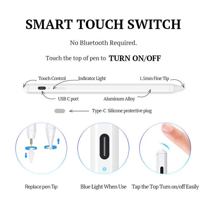 Yesido Active Capacitor Pen iPads only - iCase Stores