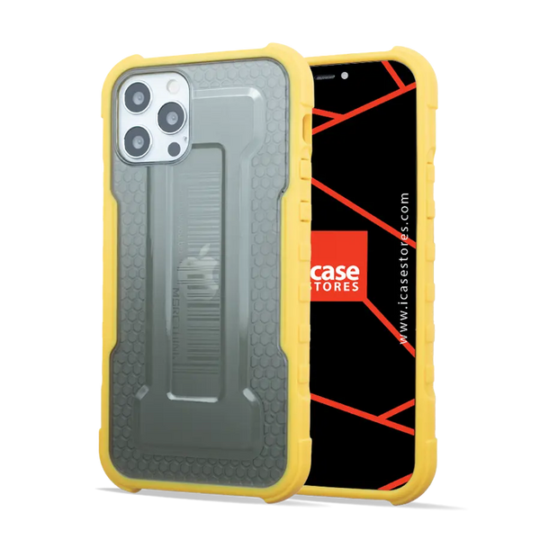 Hybrid Shockproof Case - Armor Rugged, Protective and Slim Tough Grip - Yellow - iCase Stores