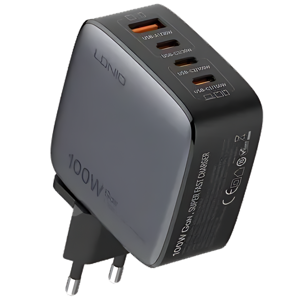 LDNIO 4-Port USB PD GaN Wall Charger 100W