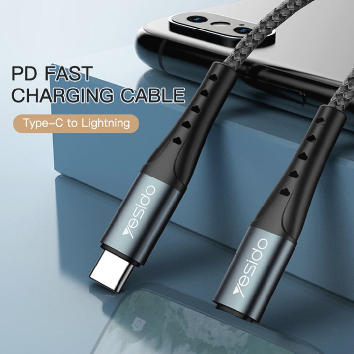 Yesido Type-C to Lightning Data Cable 2m - iCase Stores