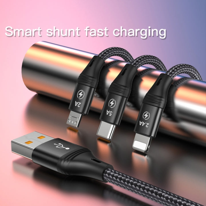 Yesido 3 In 1 Super Fast Charger Cable Widely Compatible - iCase Stores