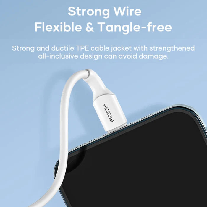 Rock Fast Charging Data Cable 20W - iCase Stores