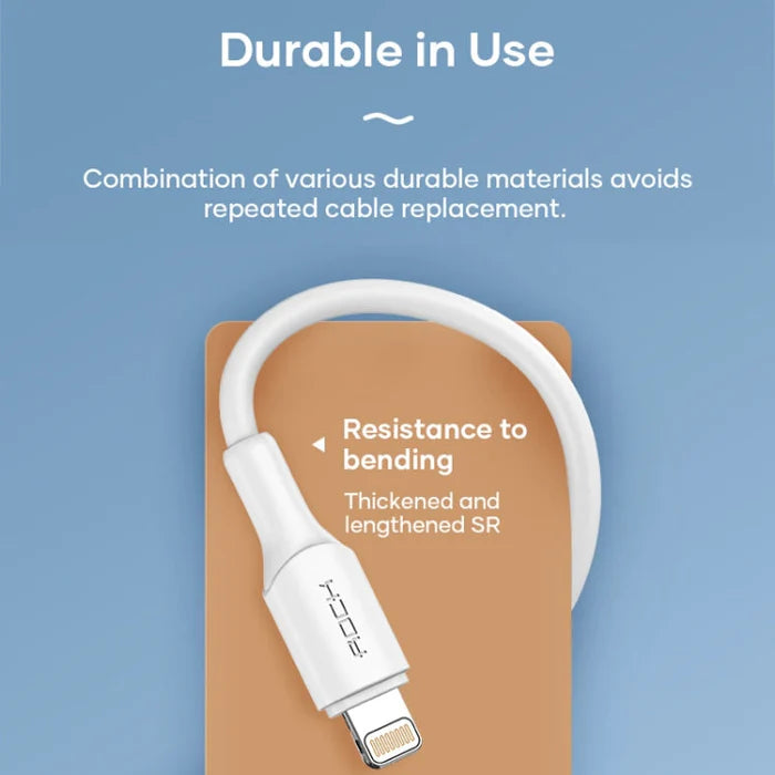 Rock Fast Charging Data Cable 20W - iCase Stores