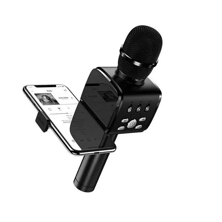 JOYROOM 2 in 1 Handheld Wireless Bluetooth Dynamic Microphone and Cell Phone Holder - iCase Stores