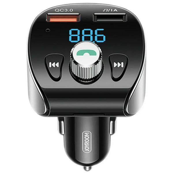 Joyroom Bluetooth Car Kit With FM Transmitter & USB QC3.0 Charging - iCase Stores