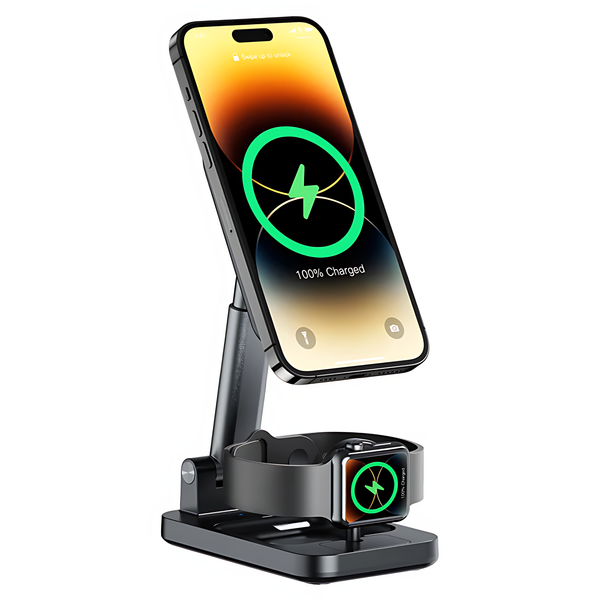 KeePhone 3-in-1 Charging Station Tech Power Stand - iCase Stores