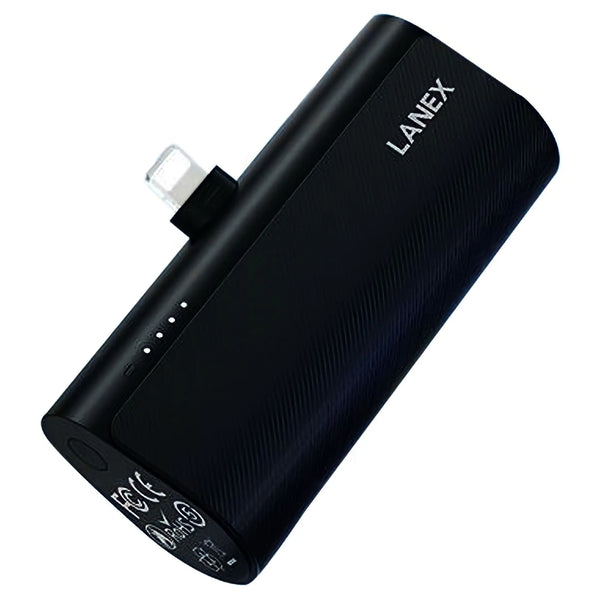 Lanex Emergency Mini Power Bank 5000 mAh - iCase Stores