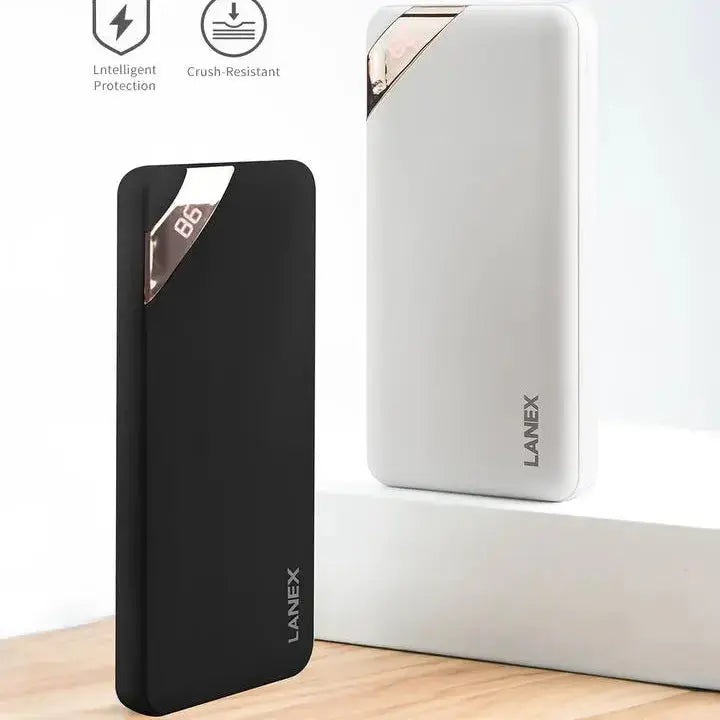 Lanex Intelligence 20000mAh Power Bank with Led Screen - iCase Stores