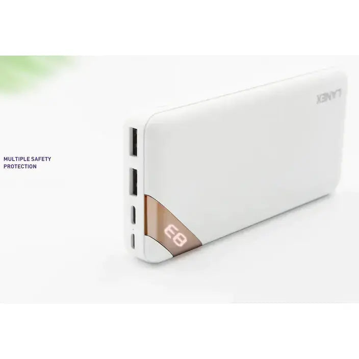 Lanex Intelligence 20000mAh Power Bank with Led Screen - iCase Stores