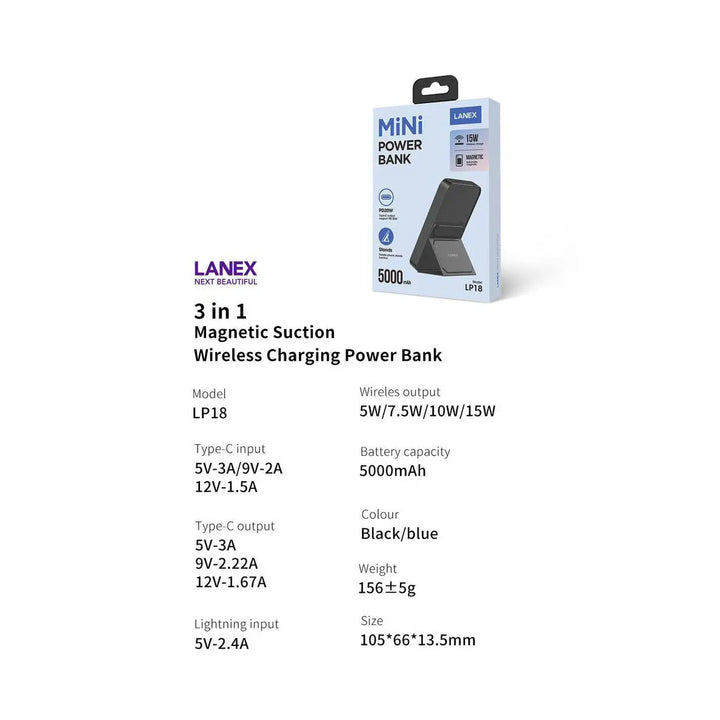 Lanex Magsafe Magnetic Battery (MagGo) - iCase Stores