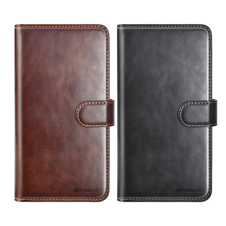 Leather Magnetic Detachable Flip Card Slot Wallet Phone Case - iCase Stores