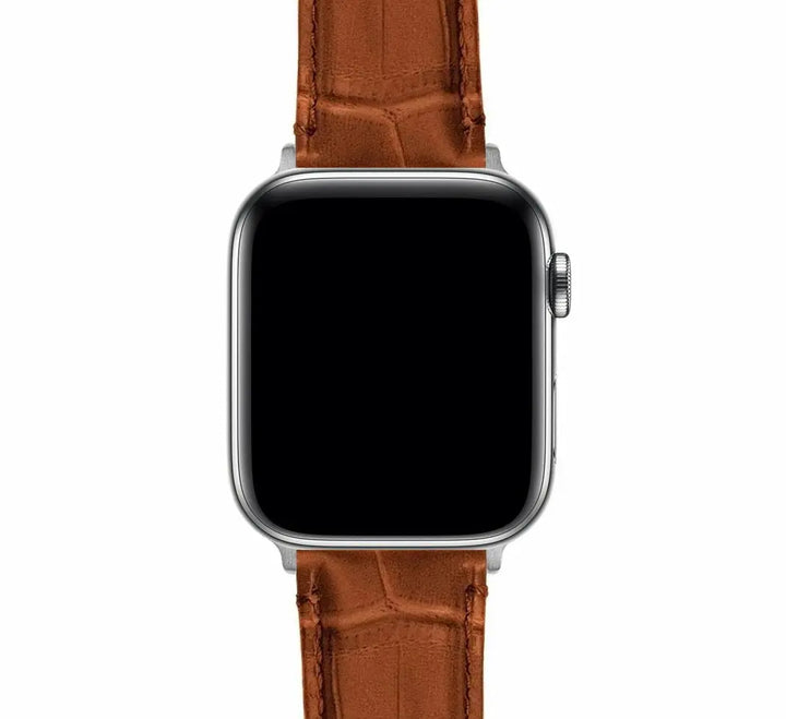 Leather Watch Strap for Apple Watch - Brown - iCase Stores