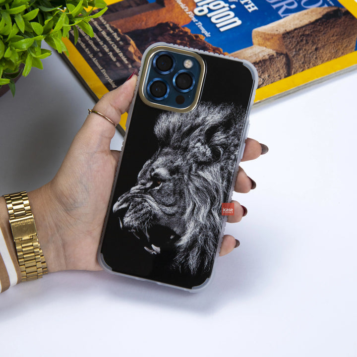 Lion Electroplated Luxury Case - iCase Stores