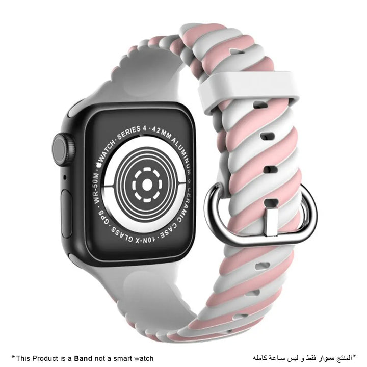 Liquid Silicone Twill Strap for Apple Watch - iCase Stores