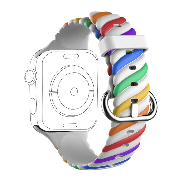 Liquid Silicone Twill Strap for Apple Watch - iCase Stores