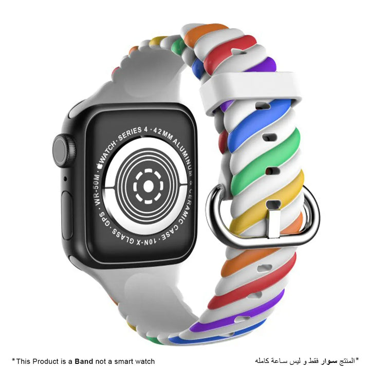 Liquid Silicone Twill Strap for Apple Watch - iCase Stores