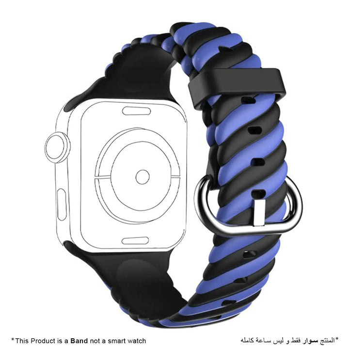 Liquid Silicone Twill Strap for Apple Watch - iCase Stores