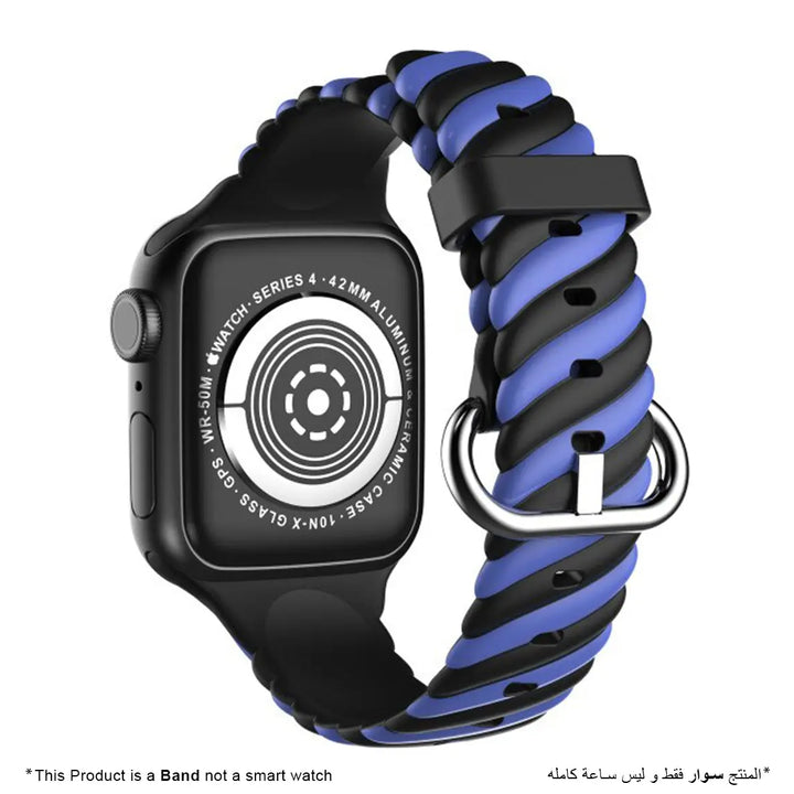 Liquid Silicone Twill Strap for Apple Watch - iCase Stores
