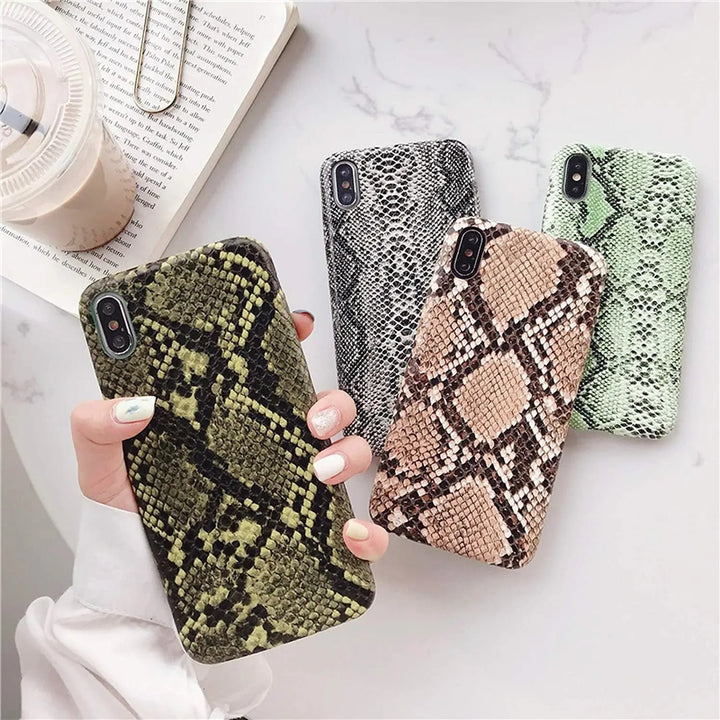 Luxury SnakeSkin PU Leather Case - iCase Stores