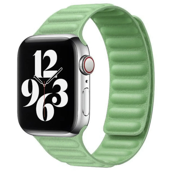 Magnetic Leather Link Loop Band For Apple Watch - iCase Stores