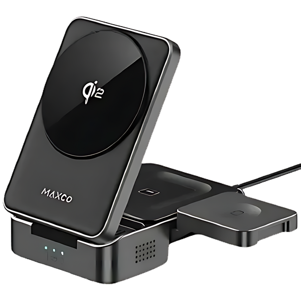 Maxco 3-in-1 Magnetic Wireless Charger 15W