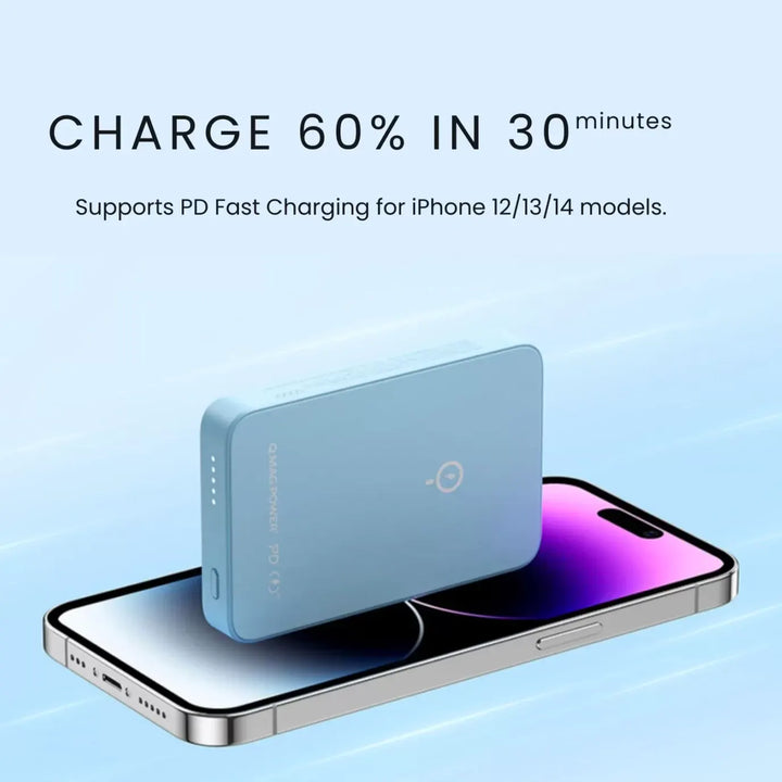 Momax Magnetic Wireless Charging Power Bank with Stand 5000mAh / 20W - iCase Stores