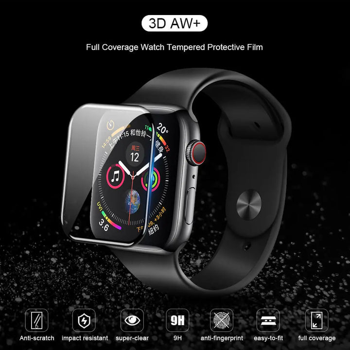 Nillkin 3D AW+ Full coverage Tempered Glass Screen Protector for Apple Watch - iCase Stores