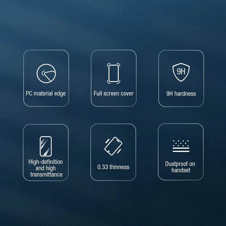 Nillkin Amazing PC Full Coverage Ultra Clear Tempered Glass Screen Protector - iCase Stores