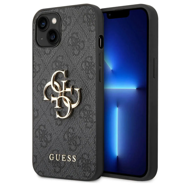 𝐆𝐔𝐄𝐒𝐒 PU Leather Black 4G Big Metal Logo