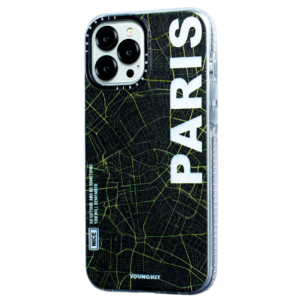 Paris Map Printed YoungKit Case - iCase Stores