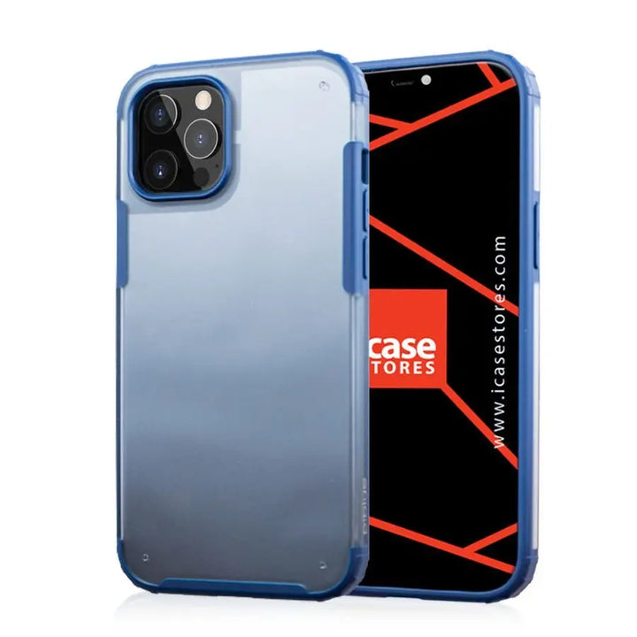 Piblue Transparent Matte Case - Blue - iCase Stores