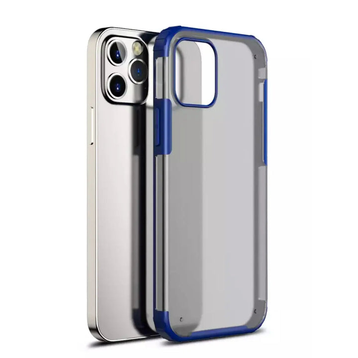 Piblue Transparent Matte Case - Blue - iCase Stores