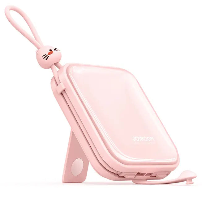 Joyroom Cutie Series Power Bank With Kickstand Built-In Lightning & Type-C Dual Cable 22.5W /  10000mAh - iCase Stores