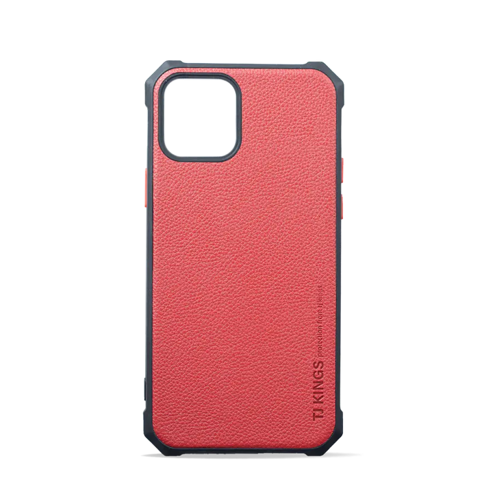 Premium Leather Flexible TPU Silicone Hybrid Slim Case - iCase Stores