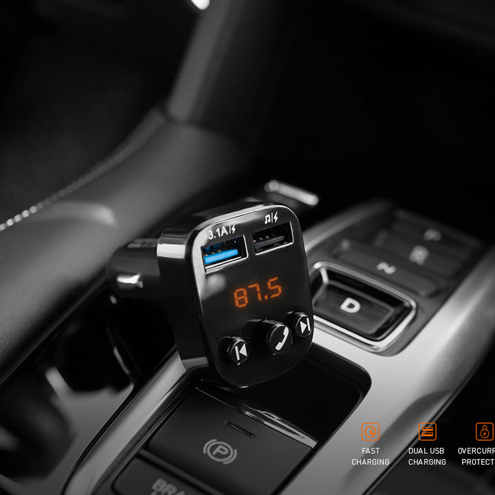 Recci Car Charger FM Transmitter 3.1A 