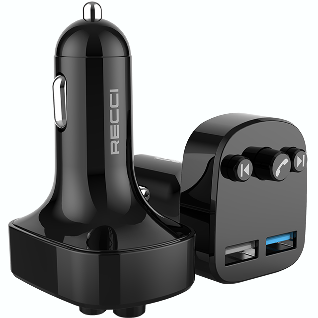 Recci Car Charger FM Transmitter 3.1A 