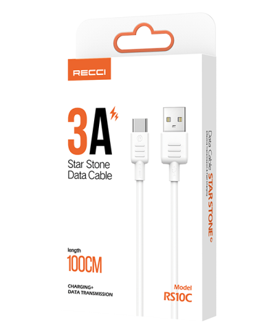 Recci Star Stone Type-C Fast Charging Cable 3A - iCase Stores