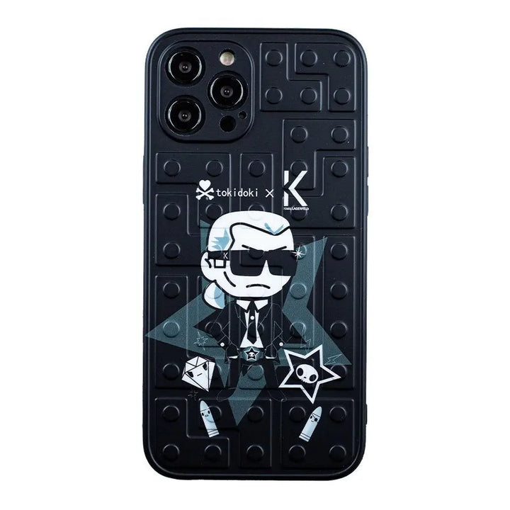 RUBBER CASE BLACK IKONIK STAR - KARL LAGERFELD - iCase Stores