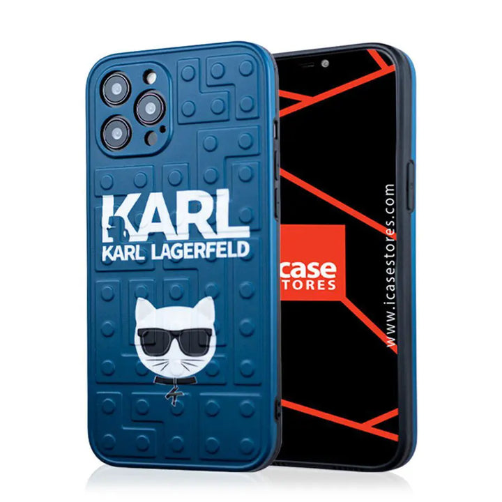 RUBBER CASE CHOUPETTE HEAD DESIGN - KARL LAGERFELD - iCase Stores