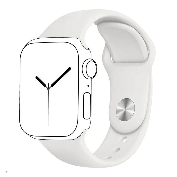 Regular Sport Band for Apple Watch - White - iCase Stores