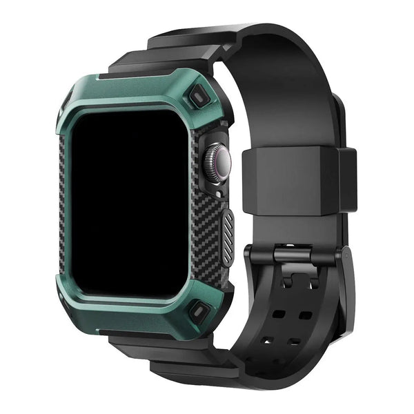 Rugged Armor Band Strap for Apple Watch - Green - iCase Stores