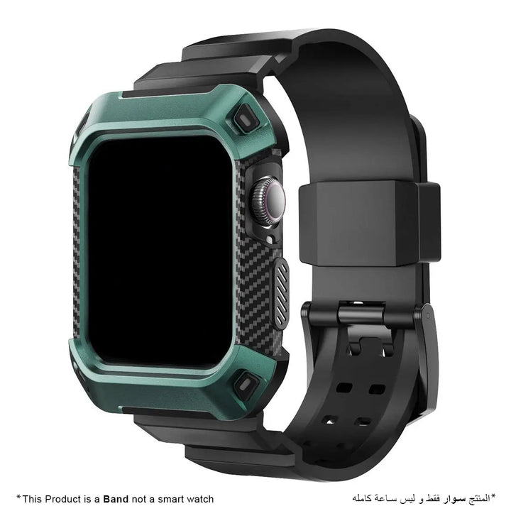 Rugged Armor Band Strap for Apple Watch - Green - iCase Stores